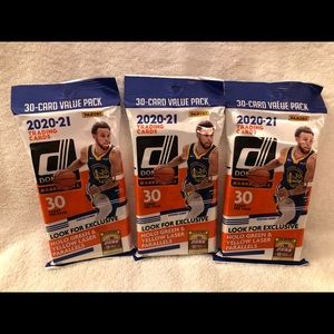 Lot of 3 SEALED 20-21 Panini Donruss Packs 30 Card